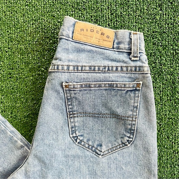 Lee Riders👖90’s Light Wash High Waist Jeans Vintage Denim XS - Picture 2 of 8